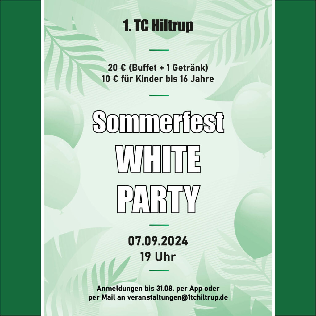 Sommerfest am 07.09.2024