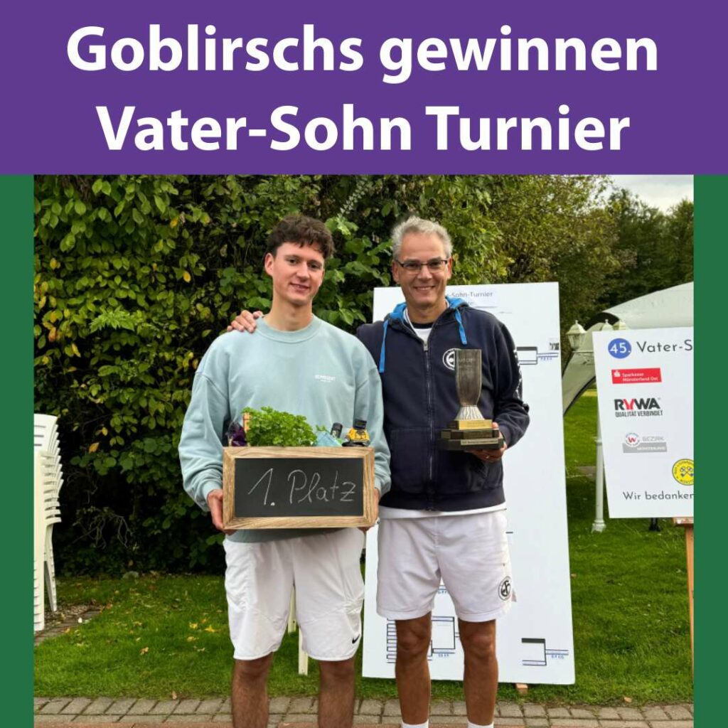 Familie Goblirsch gewinnt Vater-Sohn Turnier